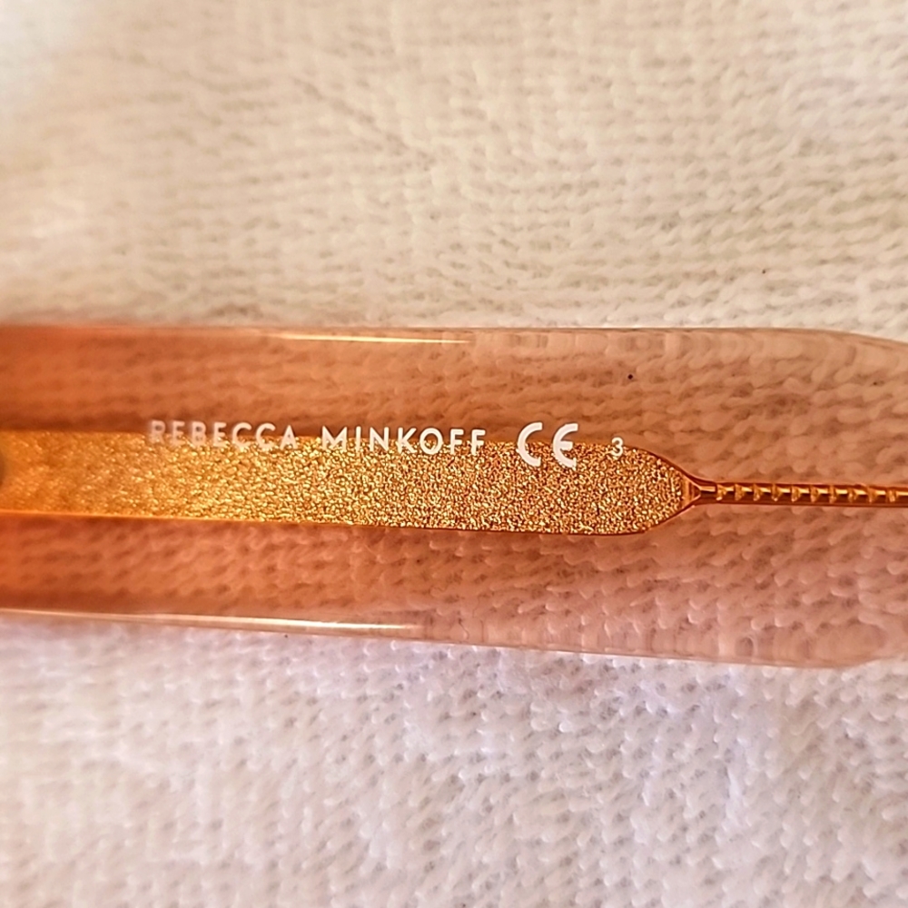 Rebecca Minkoff Women's Cat Eye Crystal Pink, Brown Gradient, Selma Sunglasses. - Picture 7 of 7